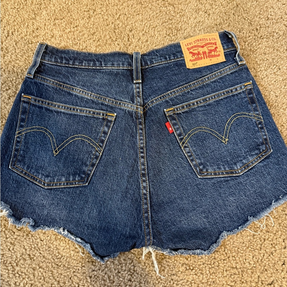 Levi's Women's Blue Denim Shorts